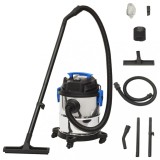 Aspirator cu aspirare umeda si uscata, argintiu, 20 L, 1200 W GartenMobel Dekor, vidaXL