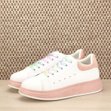 Sneakers alb cu roz Britney M3