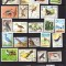 Fauna, Pasari, lot uzat, stampilat