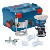 Bosch GKF 18V-8 (solo) Masina de frezat muchii 18V fara acumulator in set + L-Boxx - 4059952661728