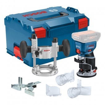 Bosch GKF 18V-8 (solo) Masina de frezat muchii 18V fara acumulator in set + L-Boxx - 4059952661728 foto
