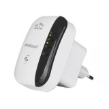 Amplificator Retea Semnal Wireless-N, WiFi Repeater 300Mbps, 802.11 b/g/n, 2.4GHz WLAN Andowl M-669&reg;