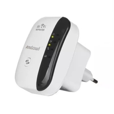 Amplificator Retea Semnal Wireless-N, WiFi Repeater 300Mbps, 802.11 b/g/n, 2.4GHz WLAN Andowl M-669&amp;reg; foto