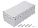 Carcasă universală gri SOLID ABS 188x378x130 mm