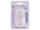Mouse optic alb USB cu 3 butoane, Logilink