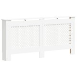 Cumpara ieftin Masca pentru calorifer, alb, 172x19x81,5 cm, MDF