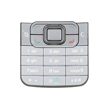 Tastatură albă Nokia 6120 Classic foto