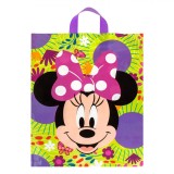 Sacosa Cadou Minnie, Multicolor, 40x10x50cm, Manere Scurte, Oem