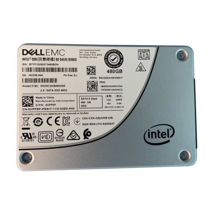 SSD DELL Intel S4510 480Gb VPP5P