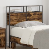 vidaXL Tăblie de depozitare Stejar fumuriu 100 cm Lemn compozit