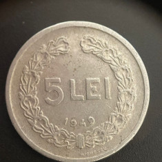 Moneda 500 lei 1946 si 5 lei 1949