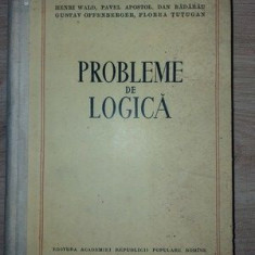 Probleme de logica- Henri Wald, Pavel Apostol