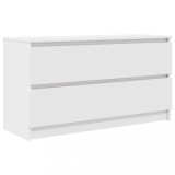 Cumpara ieftin Dulap TV alb 100x35x54 cm lemn prelucrat