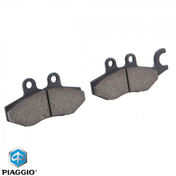 Set placute frana originale Piaggio Beverly - Medley - MP3 - X7 - X8 - X9 Evo - X Evo - X10 Executive 125-500cc (Heng Tong)