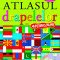 Atlasul drapelelor cu abtibilduri PlayLearn Toys