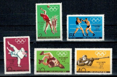 DPR Korea 1972 - Jocurile Olimpice, serie neuzata foto