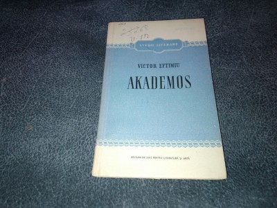 VICTOR EFTIMIU - AKADEMOS foto