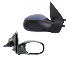 Oglinda exterioara Peugeot 206 (2), 01.1998-04.2009; 206+ (2), 04.2009-, Dreapta, fara coupe, reglare manuala; grunduita; incalzita; geam convex; cro foto