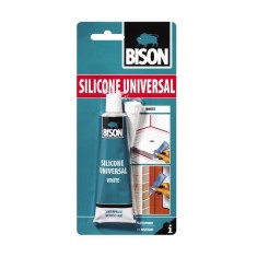Silicon Universal Bison, 60 ml, Alb, Mastic Etansare Universal, Bison Silicone Universal, Silicon Alb, Mastic Etanseizant Universal, Silicon Bison, Si foto