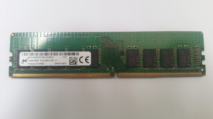 Memorie server 16GB DDR4 2RX8 PC4-2400T-EE1-11