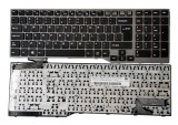 Tastatura laptop noua Fujitsu Lifebook E753 E754 GRAY FRAME BLACK US