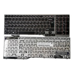 Tastatura laptop noua Fujitsu Lifebook E753 E754 GRAY FRAME BLACK US