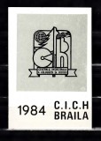 C9 20 - 1984 - Calendar de buzunar - reclama - CICH - Braila