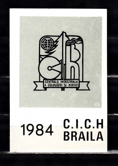 C9 20 - 1984 - Calendar de buzunar - reclama - CICH - Braila