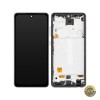 Display cu Touchscreen MP compatibil cu Samsung Galaxy A52 5G A526 / A52 A525 / A52s 5G A528 cu Rama Versiune OLED Negru