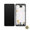 Display cu Touchscreen MP compatibil cu Samsung Galaxy A52 5G A526 / A52 A525 / A52s 5G A528 cu Rama Versiune OLED Negru