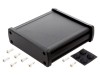 Carcasă Universală din Aluminiu Negru 113,7x119x35,2mm