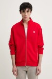 HUGO bluza barbati, culoarea rosu, neted, 50531289