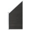 vidaXL Panou de gard, gri, 90 x (100-180) cm, WPC