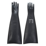 Manusi protectie chimica latex si cauciuc negru 60cm Portwest Marime 10