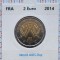 Franta 2 euro 2014 UNC - World AIDS Day - cartonas personalizat D25301