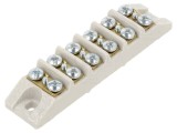 Conector regletă de conexiuni ceramică 4mm2, 12 borne, 6 piste - SEZ DK