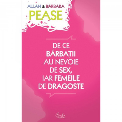 DE CE BARBATII AU NEVOIE DE SEX IAR FEMEILE DE DRAGOSTE - ALLAN &amp;amp; BARBARA PEASE foto