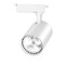 Spot LED Techstar&reg; Tracklights, Pentru Sina RailRacks Monofazata Tip L, 30w, 6500k Lumina Rece, Iluminat Directionabil, Corp Aluminiu Alb