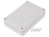 Carcasă Universală MASZCZYK ABS Gri cu Bucșă Alamă 80x120x27mm