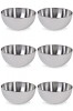 Set boluri, 6 piese, 6.5 l, Metal, Argintiu