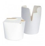 Set 50 buc Doner box Noodles Box, alb, 26 oz, 769 ml