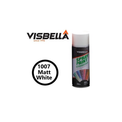 Spray vopsea Visbella Alb Mat 400ml Cod: 1007 Automotive TrustedCars foto