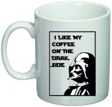 Cana alba personalizata &quot;Dark Side&quot;, INOVATIX&reg;. 330ml, Oem