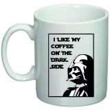 Cana alba personalizata "Dark Side", INOVATIX&reg;. 330ml