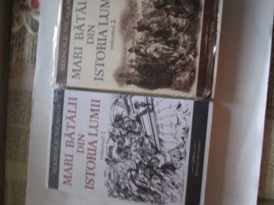 MANOLE NEAGOE - MARI BATALII DIN ISTORIA LUMII (2 VOLUME) foto