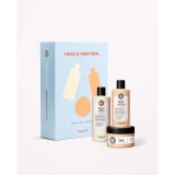 Maria Nila Head &amp; Hair Heal Holiday Box set cadou pentru parul deteriorat si fragil