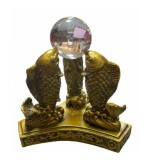 Statueta 3 pesti rasina cu bila 11,5 cm