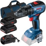 Bosch GSR 18V-50 + ProCORE + GAL 1880 CV + 1619BZ0100 - Masina de gaurit si insurubat 50 Nm + Set 2 acumulatori si incarcator Li-Ion 18 V 4 Ah + Geant