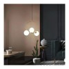 Lustra LOFT Atrium, 3x E27, Alb Auriu, Metal, Inaltime Reglabila, Alessandro DESIGN
