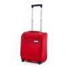 Troler Petra Rosu 40x30x20 cm, Textil, Ella Icon, ComfortTravel Luggage - Bagaj de Cabina
